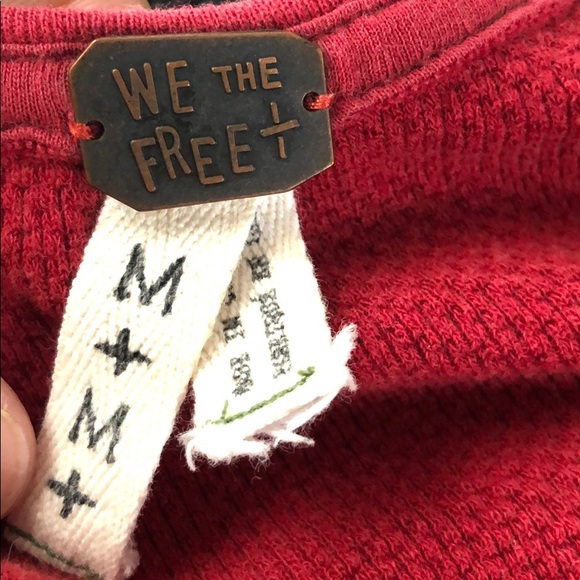 Free People Hyperactive Hippie Cuff Thermal Red  M - Picture 8 of 8